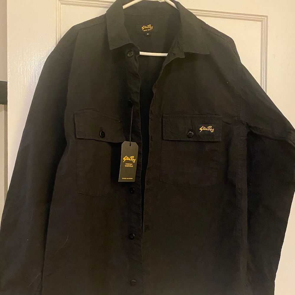 Stan Ray CPO Shirt- Black Ripstop